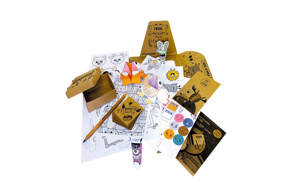 Loisirs créatifs pour enfant - Loisirs - Pochette Occupe ton enfant - AGENT PAPER