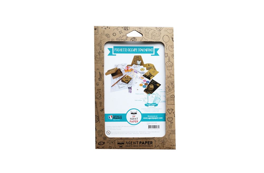 Loisirs créatifs pour enfant - Loisirs - Pochette Occupe ton enfant - AGENT PAPER