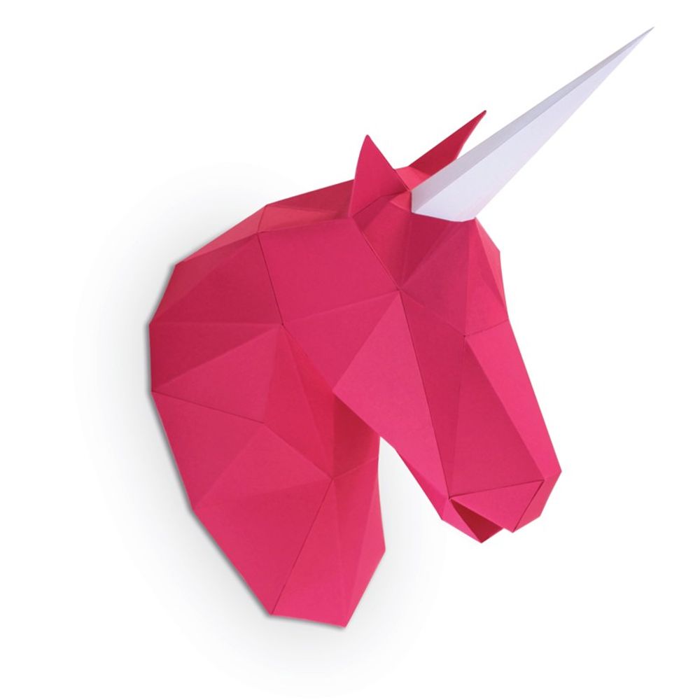 Autres décorations murales - Décoration en papier - Trophée petite licorne - AGENT PAPER
