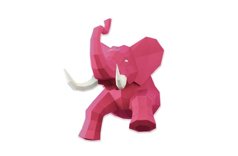 Other wall decoration - Paper Decoration - Elephant Trophy - AGENT PAPER