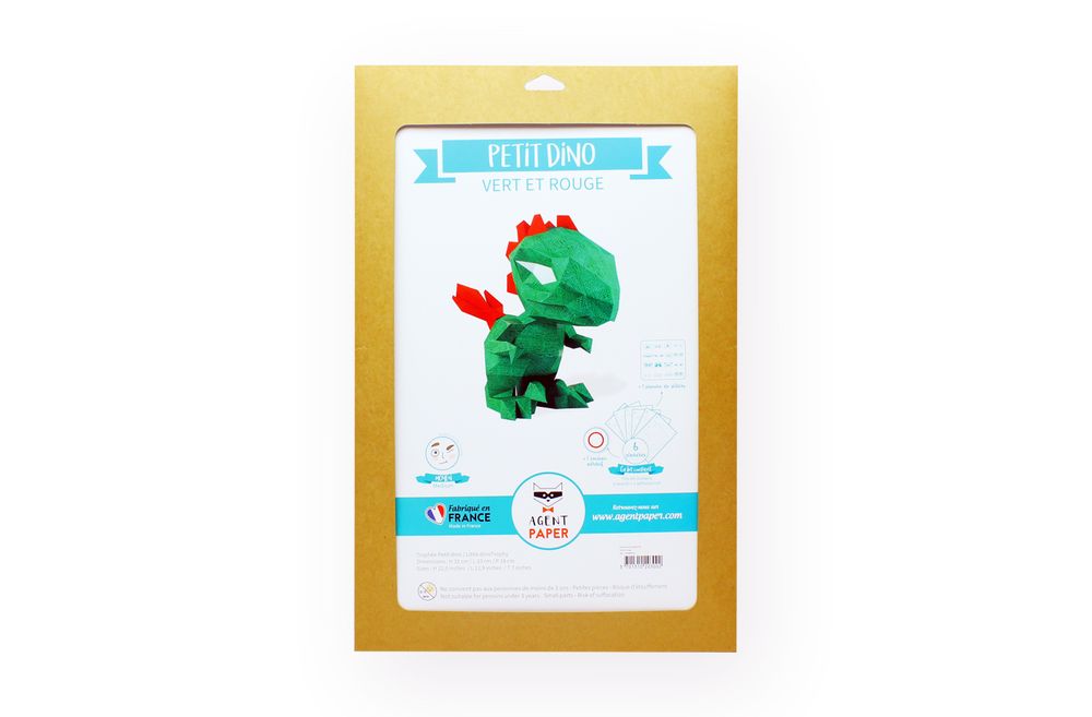 Decorative objects - Paper decoration - Trophy petit dino - AGENT PAPER