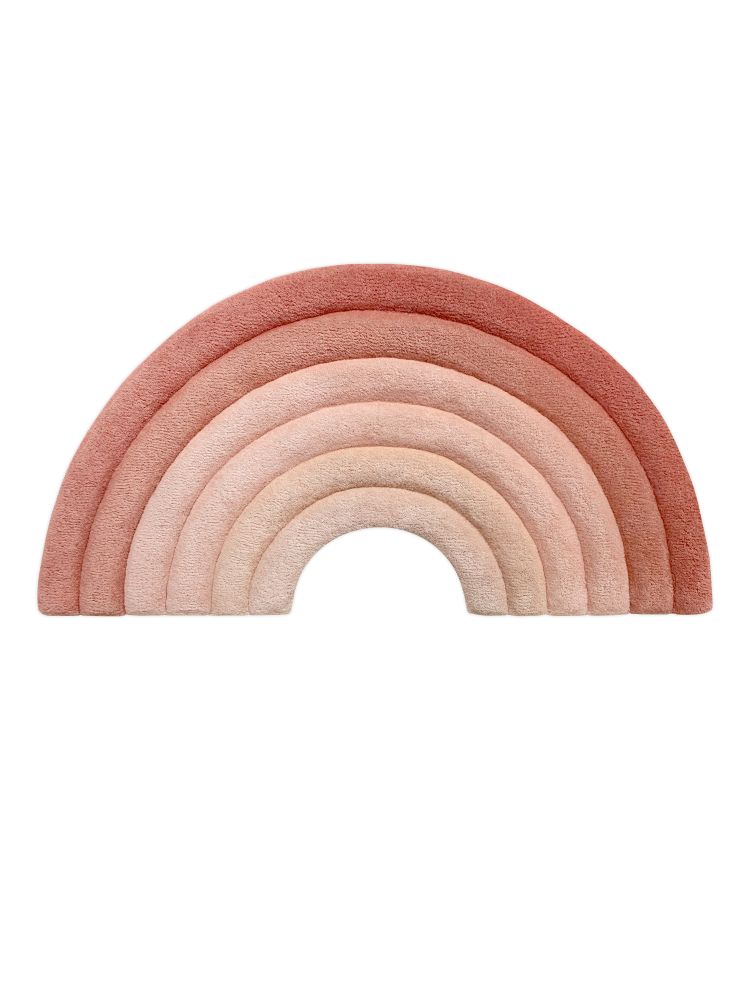 Children's bedrooms - Rainbow Rug Rusty Pink - MAISON DEUX X TEUN ZWETS