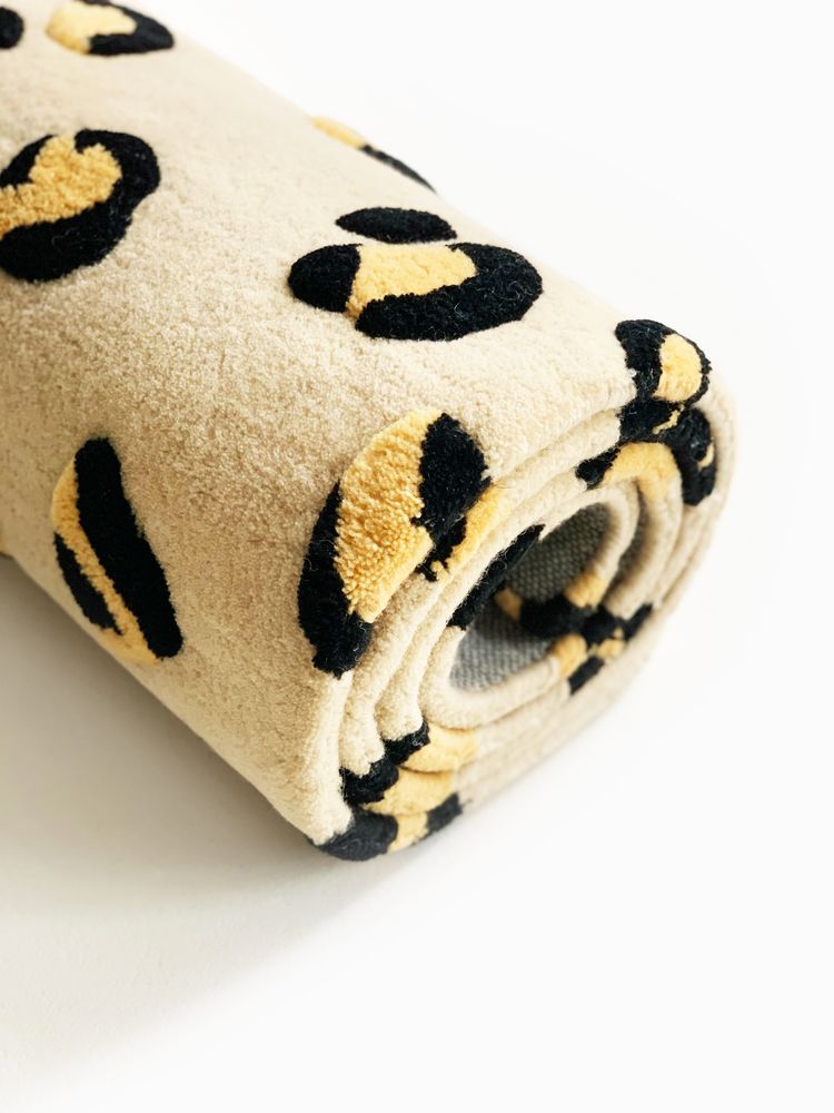 Tapis design - Tapis Léopard. - MAISON DEUX X TEUN ZWETS