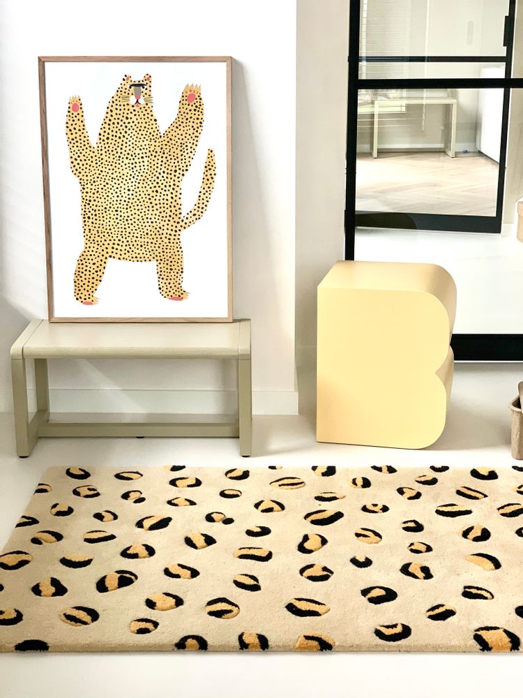 Tapis design - Tapis Léopard. - MAISON DEUX X TEUN ZWETS