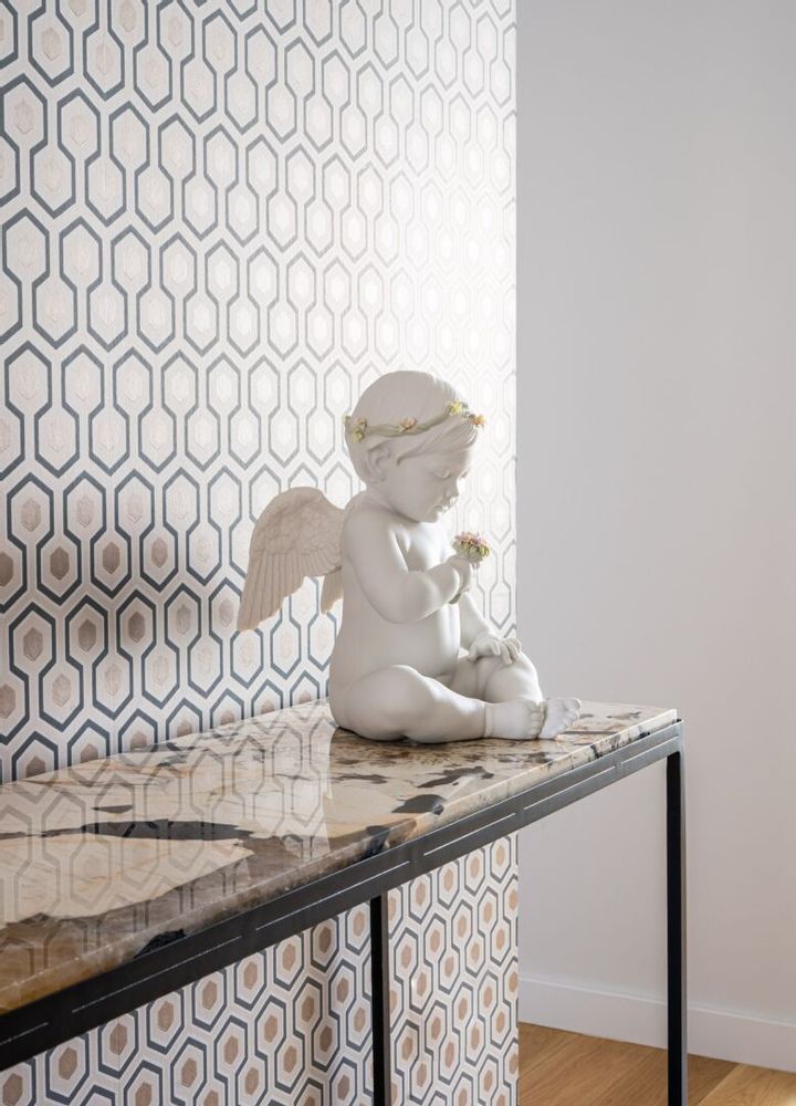 Sculptures, statuettes and miniatures - Celestial Angel - Lladró Handmade Heritage Porcelain Cherub - LLADRÓ