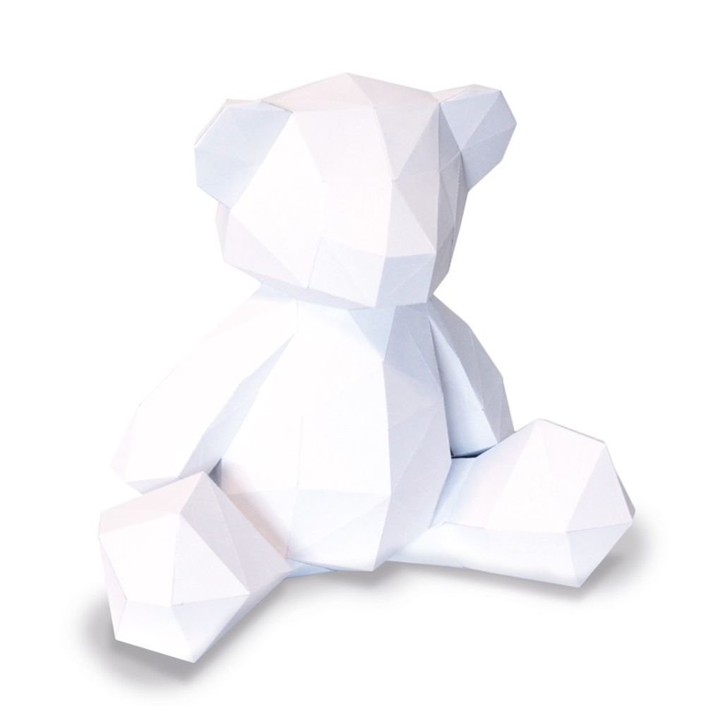 Objets de décoration - Décoration en papier - Trophée ourson  - AGENT PAPER