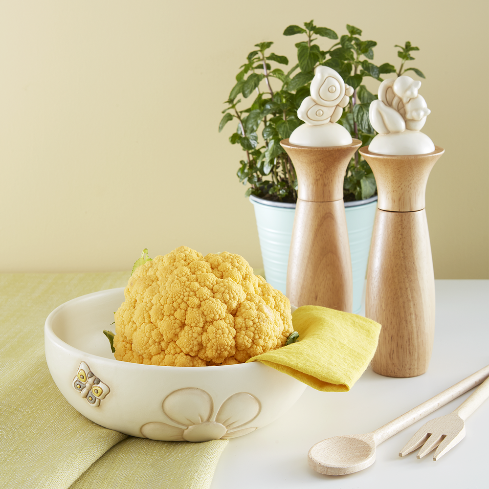 Spices - Elegance flower salt/pepper mill - THUN - LENET GROUP