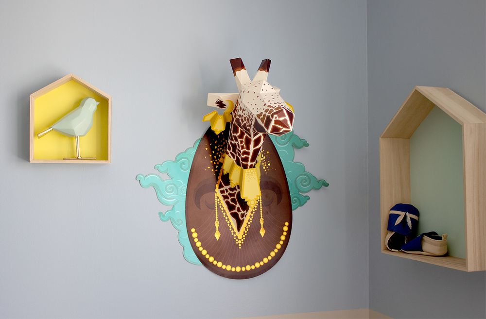 Other wall decoration - Paper Decoration - Giraffe Trophy - AGENT PAPER