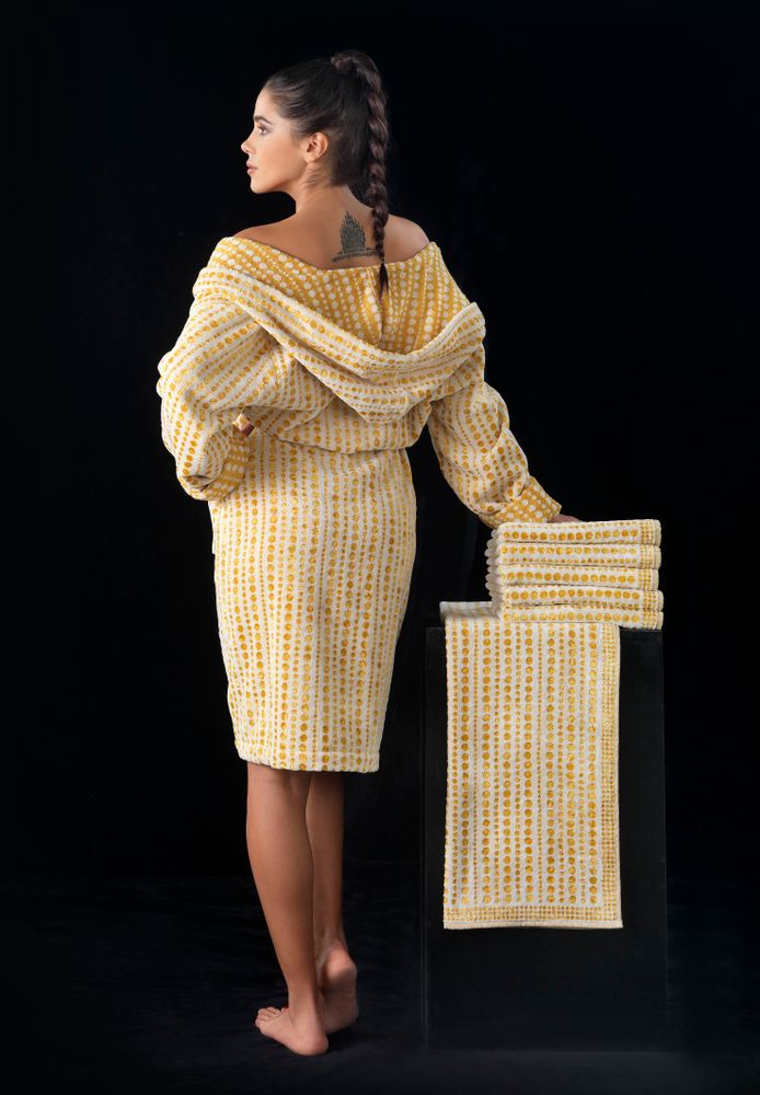 Serviettes de bain - SERVIETTES DE COLLECTION OR ET BAIGNOIRES - CARRARA