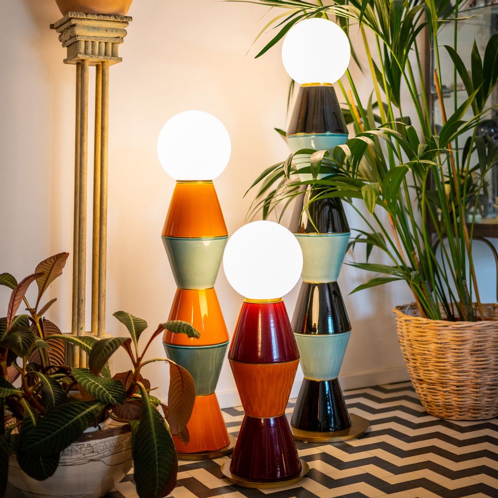 Decorative objects - PALM MEDIUM TABLE LAMP - MARIONI