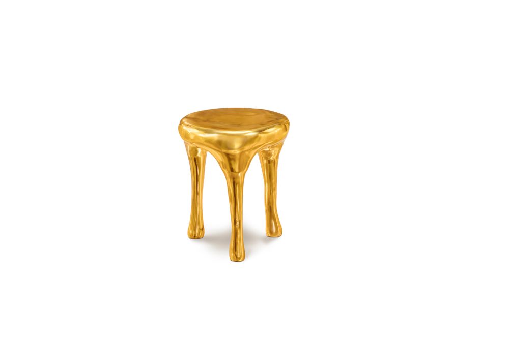 Coffee tables - Glee Peg Table, Foot Stool - SCARLET SPLENDOUR