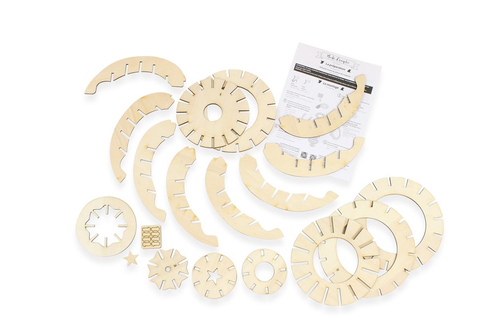 Objets de décoration - Décoration en bois - Lampe pieuvre - AGENT PAPER