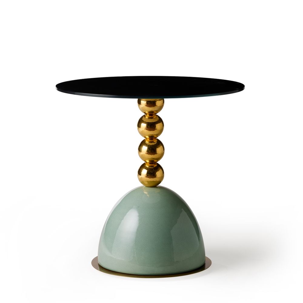 Autres tables  - TABLE BASSE AVEC SPHÈRES - MARIONI