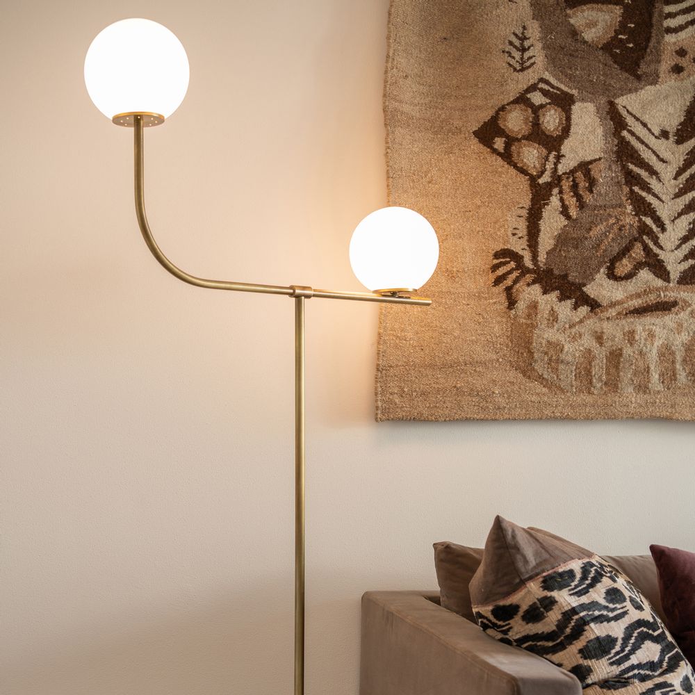 Floor lamps - PINS ARCHED FLOOR LAMP - MARIONI