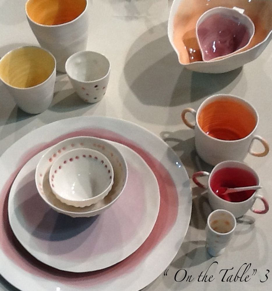 Platter and bowls - "MACCHIA" - POTOMAK STUDIO