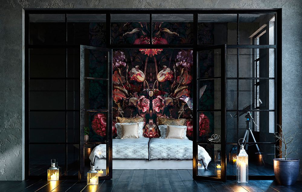 Hotel bedrooms - Wallcovering Desire - LA AURELIA DESIGN