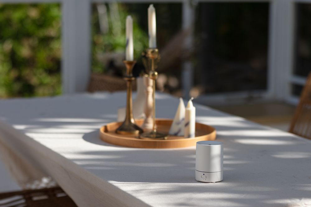 Decorative objects - Mini Fan Diffuser - White, Pink and Grey - SERENE HOUSE