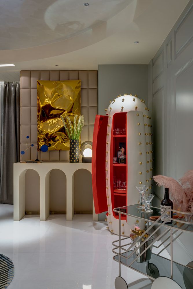 Chiffonniers - Oasis Cabinet Neige - SCARLET SPLENDOUR