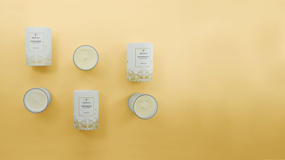 Cadeaux - Jardin du monde - Bougies Made in France - Cire végétale - ABEILLUS FRAGRANCE
