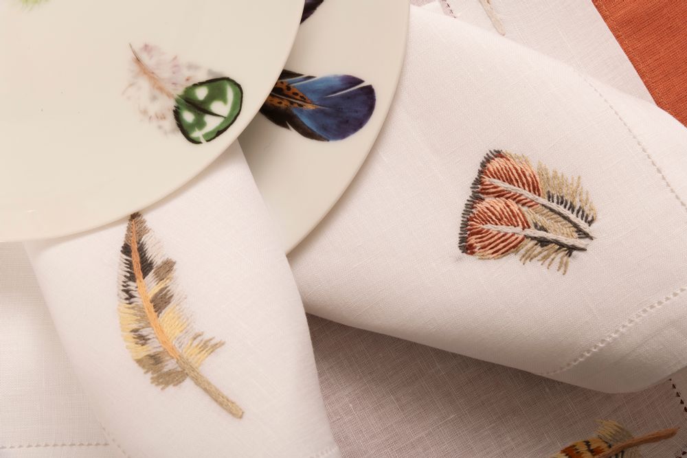 Linge de table textile - Linge de table NOUVELLES PLUMES - RENAISSANCE