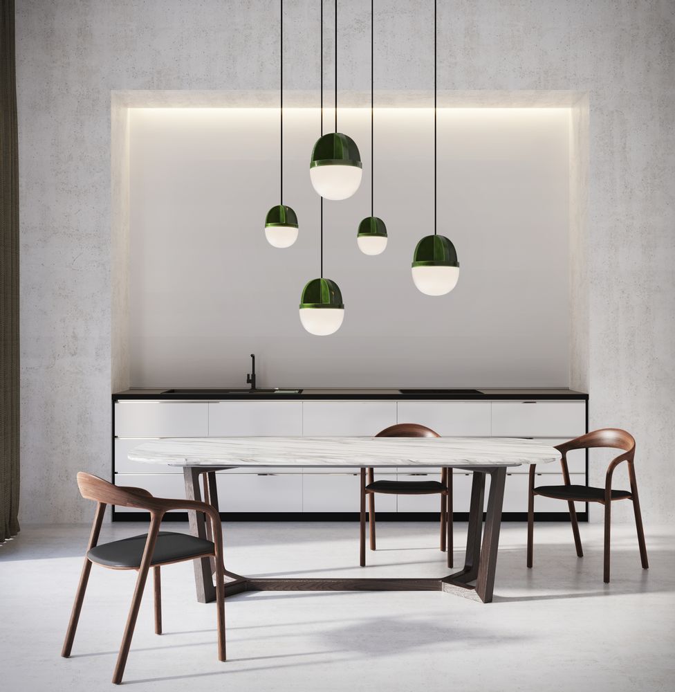Hanging lights - HALF & HALF - CEILING LAMP - HIND RABII LIGHTING STUDIO