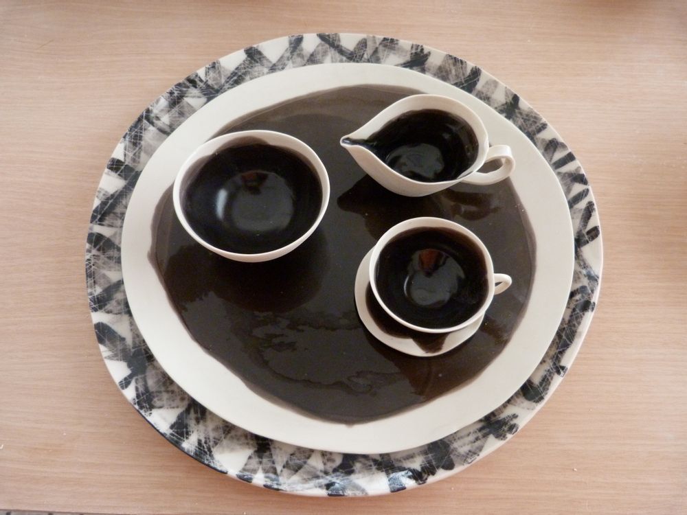 Plats et saladiers - NOIR&BLANC - POTOMAK STUDIO