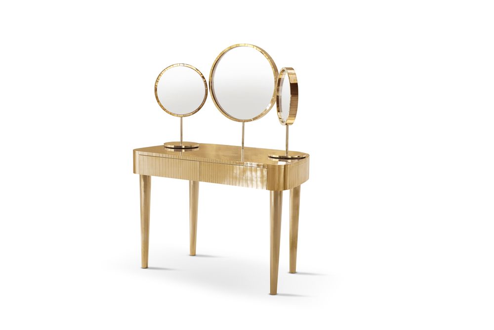 Other tables - Woman in Paris Oro Dressing Table - SCARLET SPLENDOUR