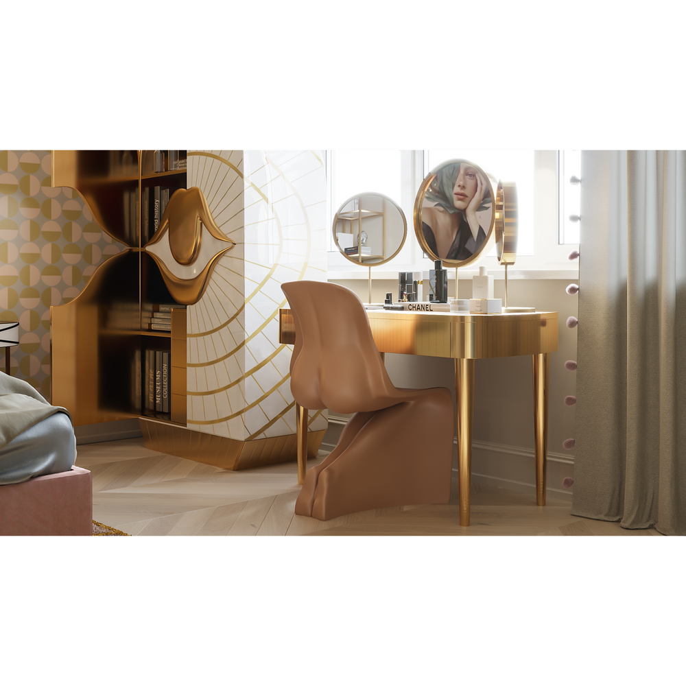 Other tables - Woman in Paris Oro Dressing Table - SCARLET SPLENDOUR