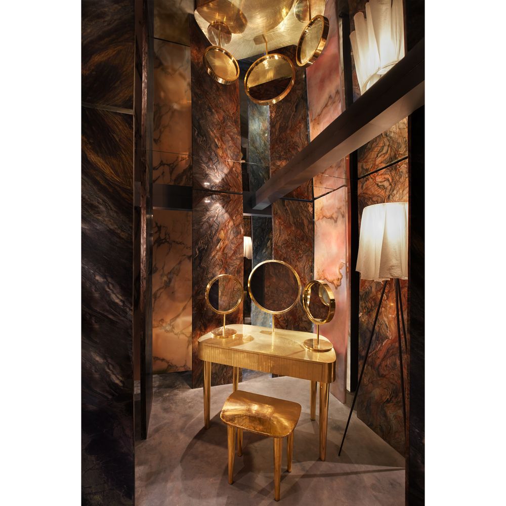 Other tables - Woman in Paris Oro Dressing Table - SCARLET SPLENDOUR