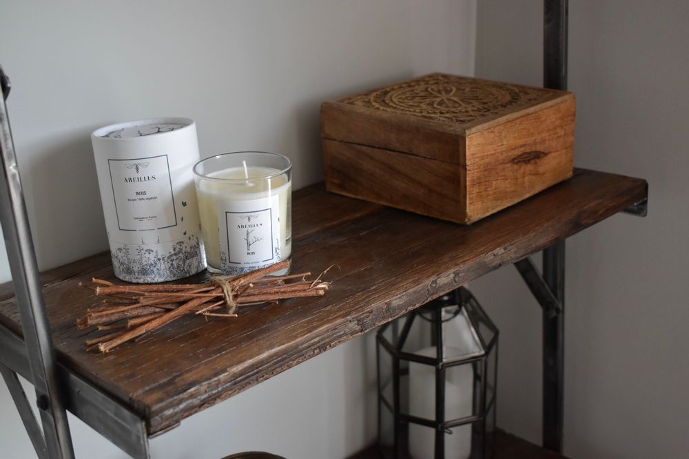 Gifts - Garden in winter - Candles Made in France - Vegetable wax - ABEILLUS FRAGRANCE