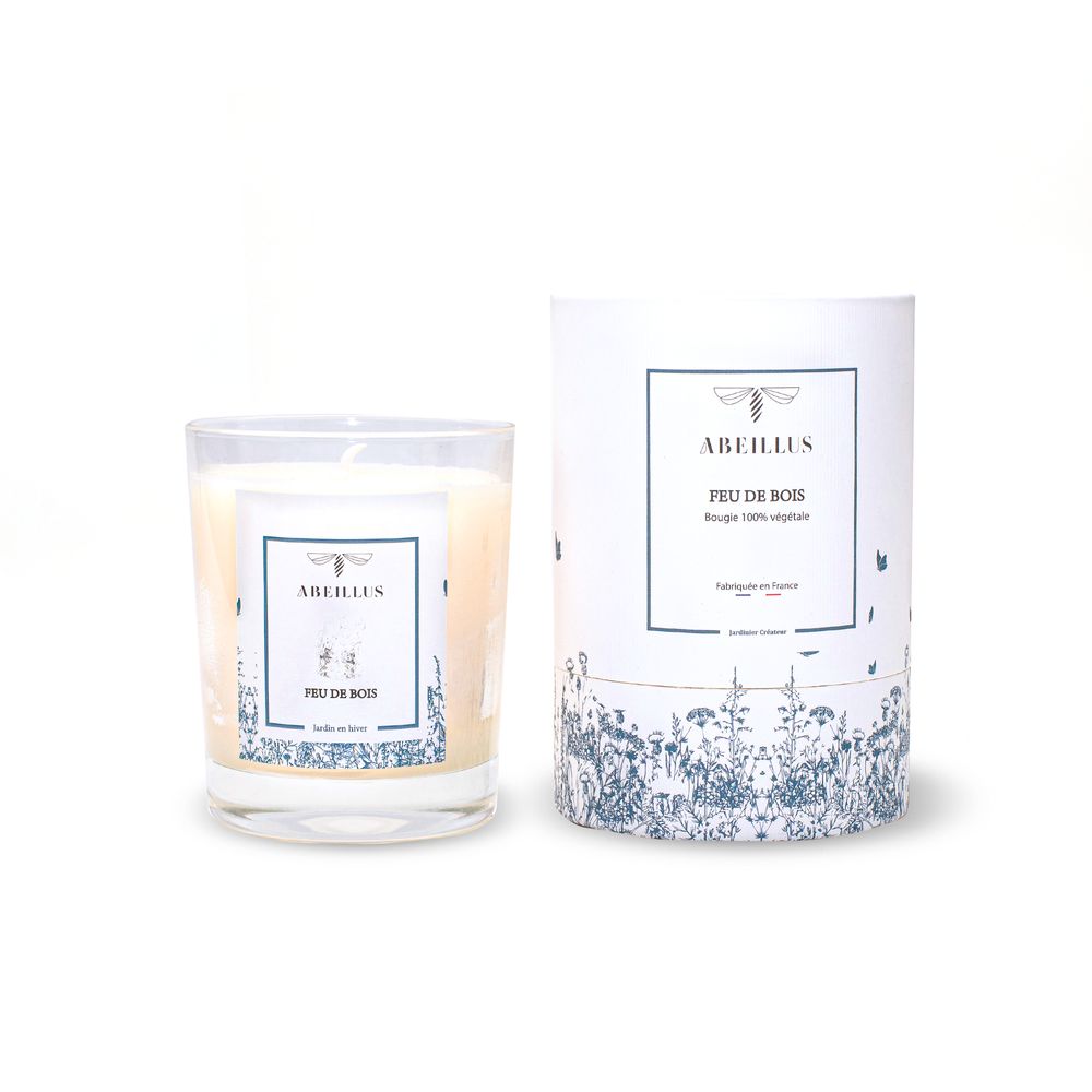 Gifts - Garden in winter - Candles Made in France - Vegetable wax - ABEILLUS FRAGRANCE