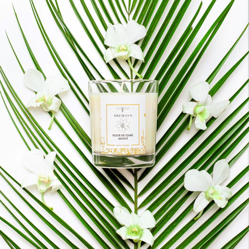 Cadeaux - Jardin du monde - Bougies Made in France - Cire végétale - ABEILLUS FRAGRANCE