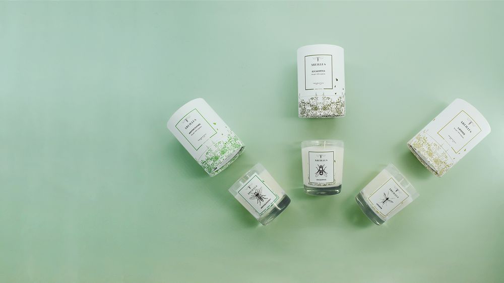 Cadeaux - Jardin en été - Bougies Made in France - Cire végétale - ABEILLUS FRAGRANCE