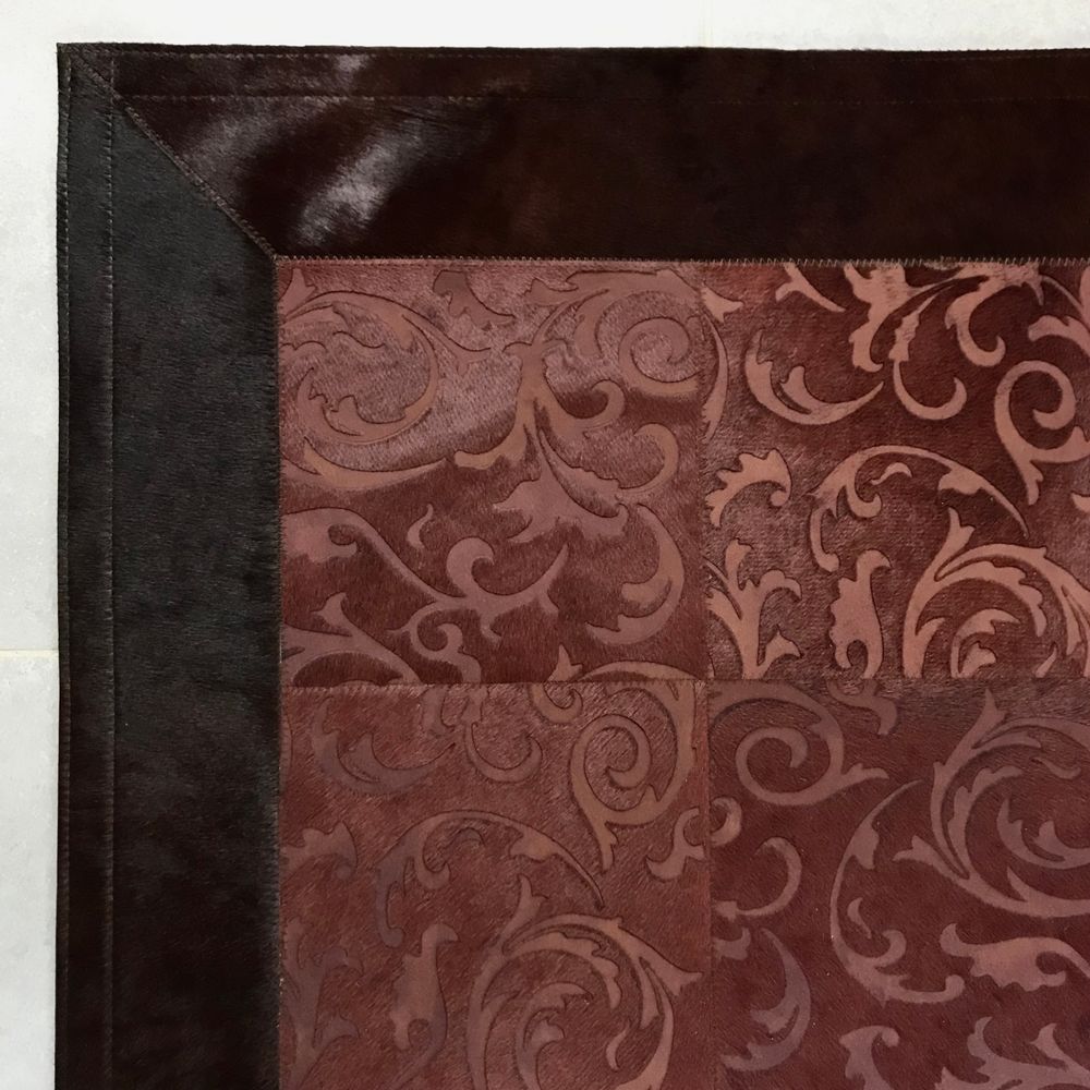 Contemporary carpets - Genuine cowhide dyed rug and lazer - TERGUS