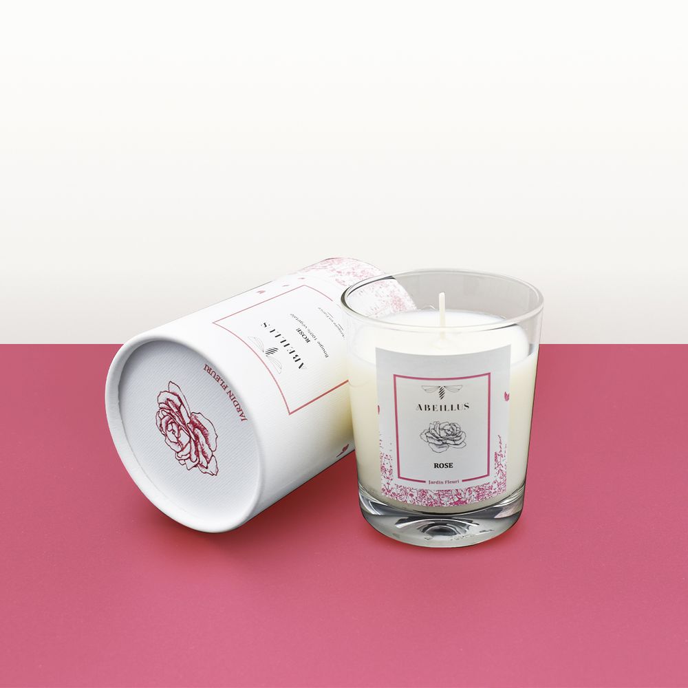 Cadeaux - Jardin fleuri - Bougies Made in France - Cire végétale - ABEILLUS FRAGRANCE