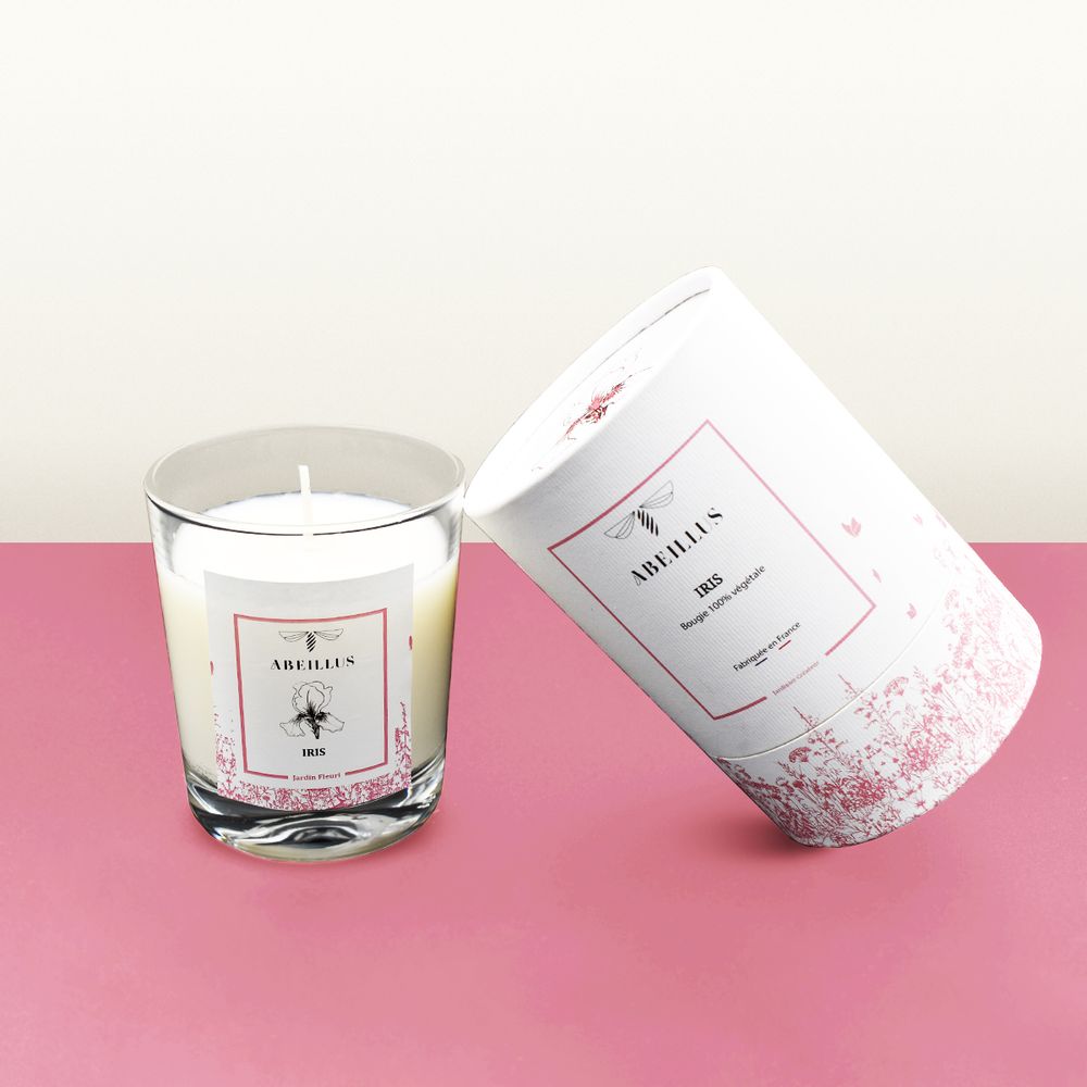 Cadeaux - Jardin fleuri - Bougies Made in France - Cire végétale - ABEILLUS FRAGRANCE