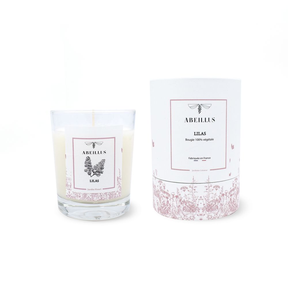 Cadeaux - Jardin fleuri - Bougies Made in France - Cire végétale - ABEILLUS FRAGRANCE