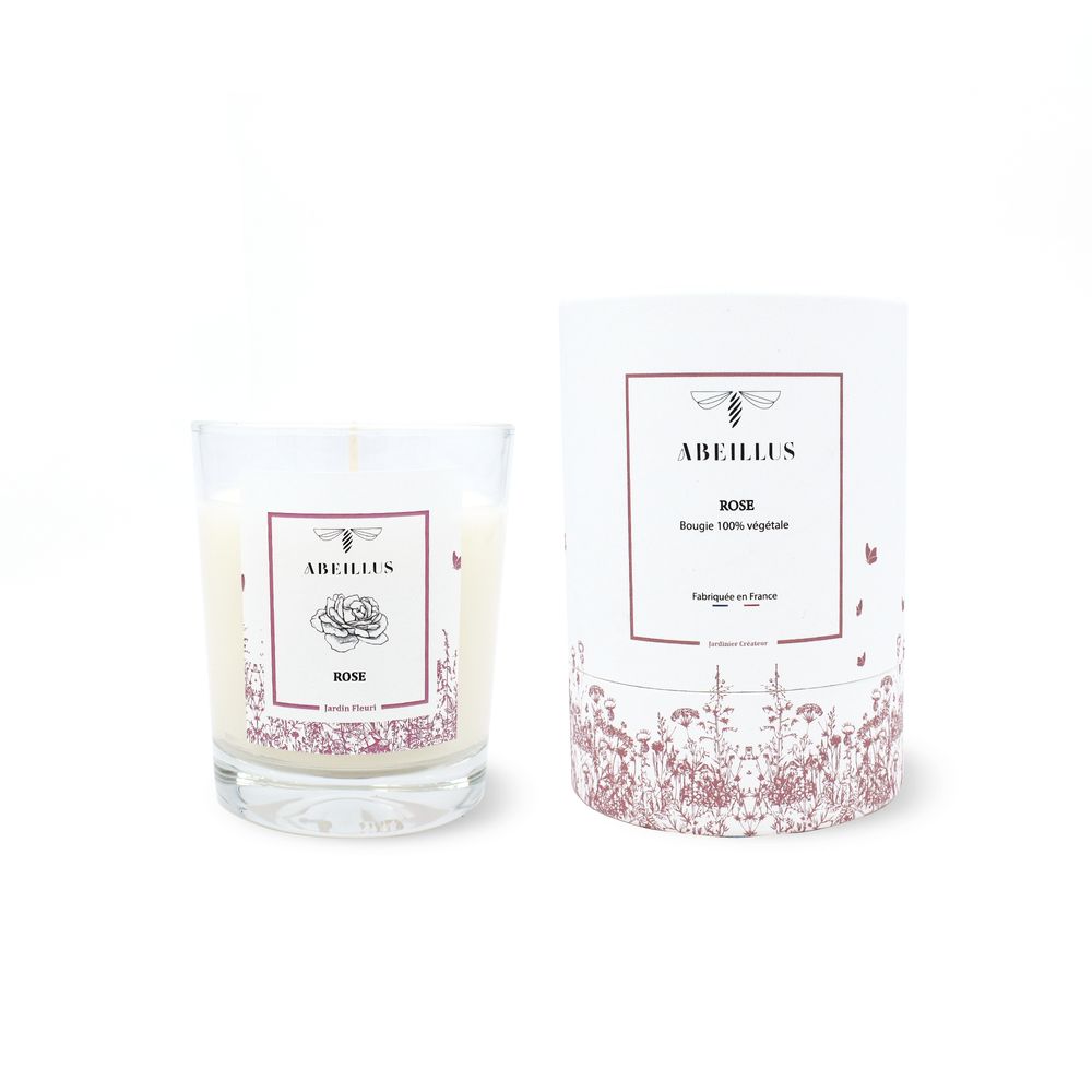 Cadeaux - Jardin fleuri - Bougies Made in France - Cire végétale - ABEILLUS FRAGRANCE
