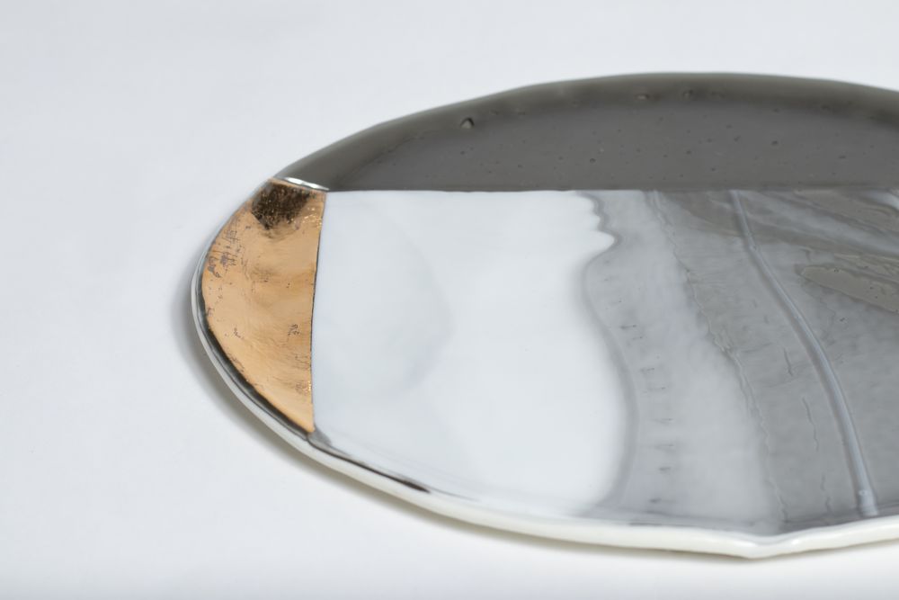 Plats et saladiers - Plateau « Bauhaus » 34x24cm - VETROFUSO DI DANIELA POLETTI