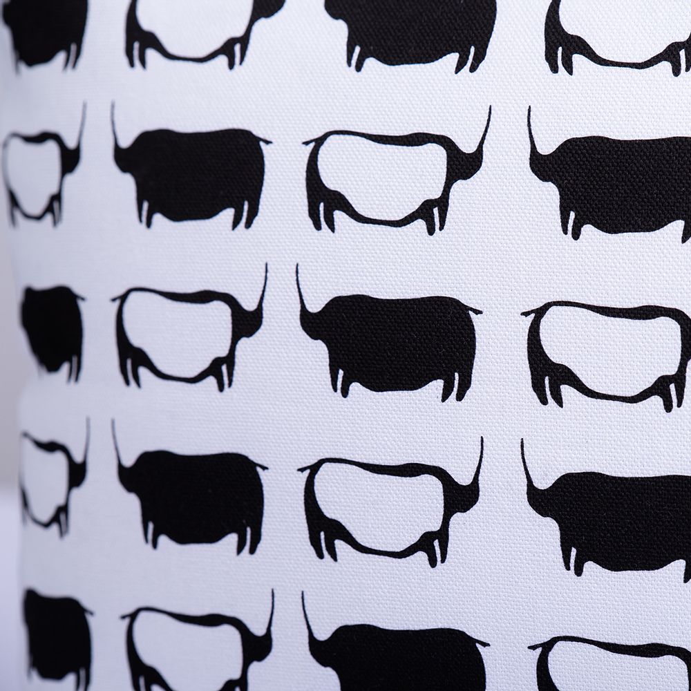 Coussins textile - COUSSIN TSODILO NOIR IVOIRE - SOMETHING SINCERE