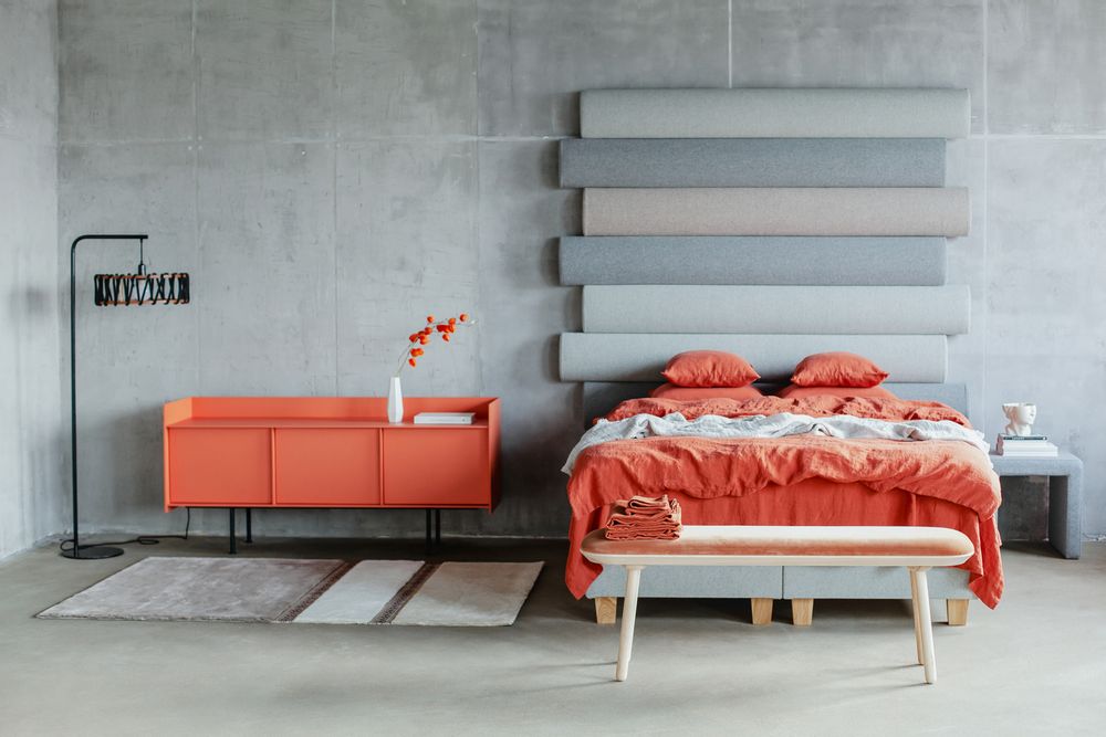 Decorative objects - Bedroom set ORANGE - LITHUANIAN DESIGN CLUSTER