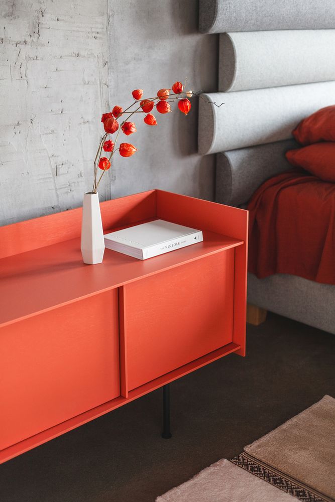 Decorative objects - Bedroom set ORANGE - LITHUANIAN DESIGN CLUSTER