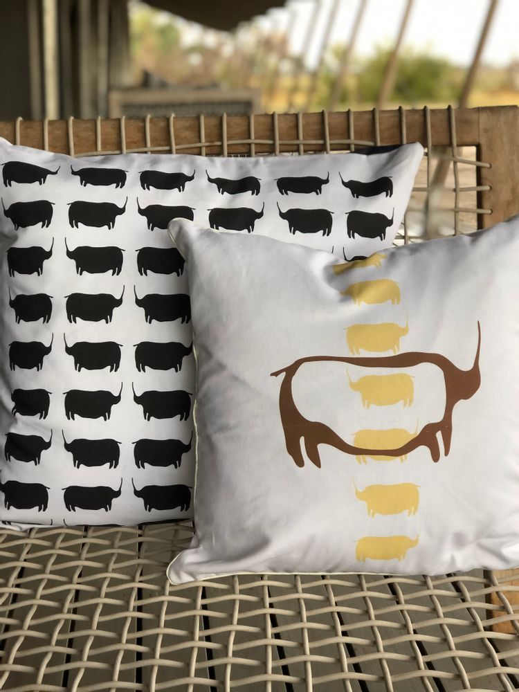 Coussins textile - COUSSIN TSODILO BLANC IVOIRE - SOMETHING SINCERE