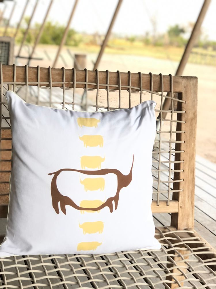 Coussins textile - COUSSIN TSODILO BLANC IVOIRE - SOMETHING SINCERE