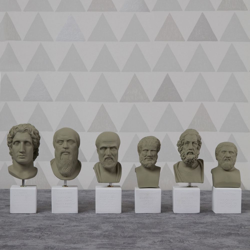 Sculptures, statuettes et miniatures - Statues philosophes grecs - SOPHIA ENJOY THINKING
