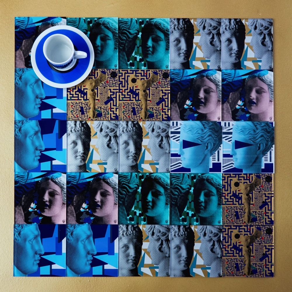 Autres décorations murales - Art de tableau/Collection bleue - SOPHIA ENJOY THINKING
