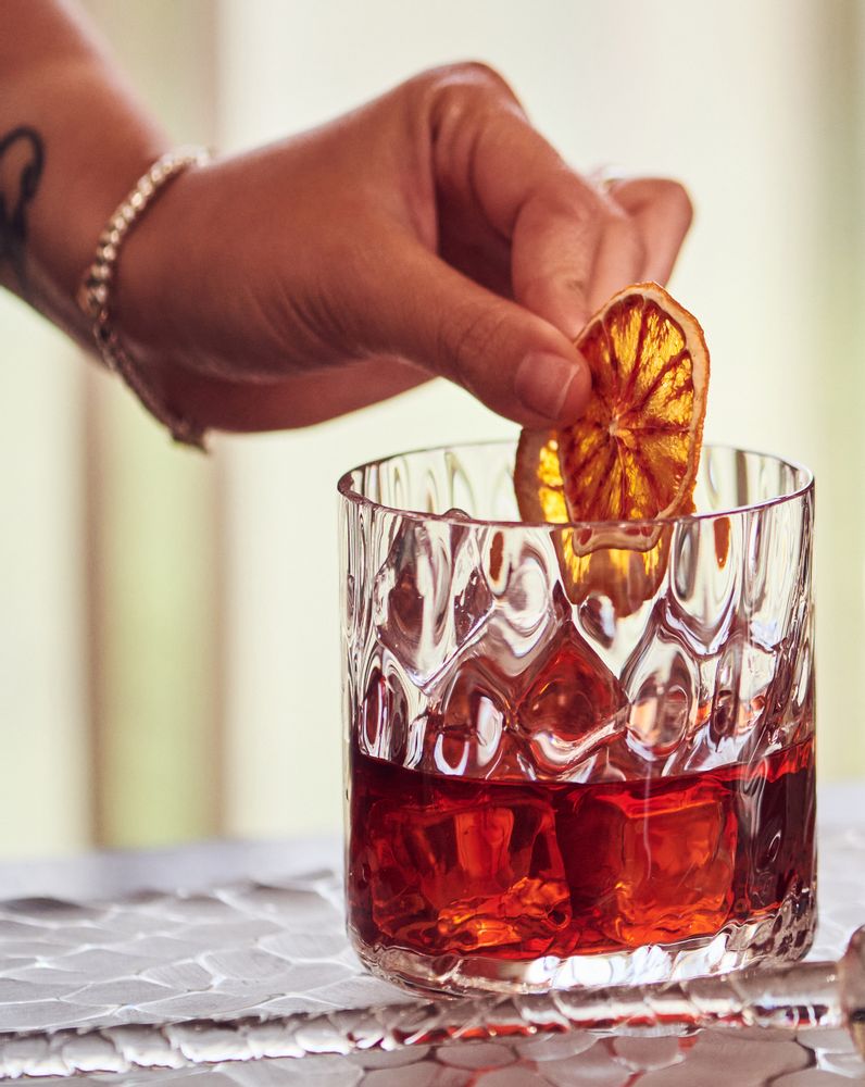 Accessoires pour le vin - QUADROTTICO carafe, verres DOF et HB - MARIO CIONI & C