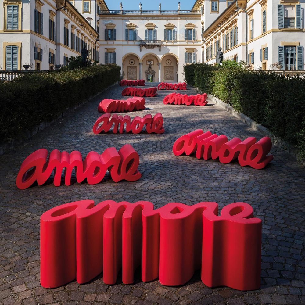 Accessoires de déco extérieure - Banc Amore - SLIDE