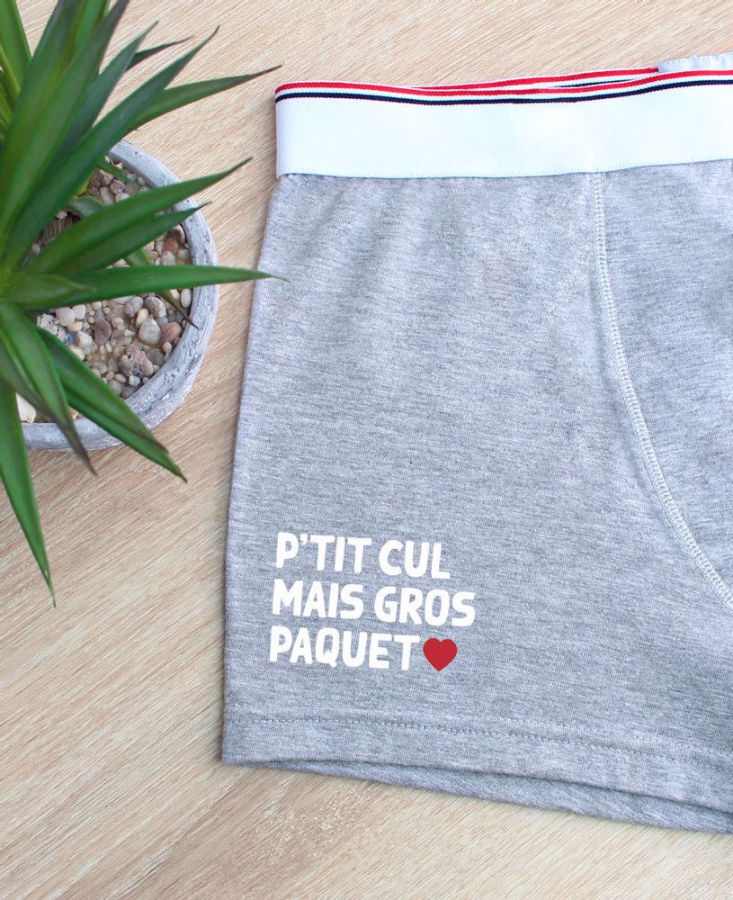Prêt-à-porter - Boxer P'tit cul mais gros paquet - MONSIEUR TSHIRT