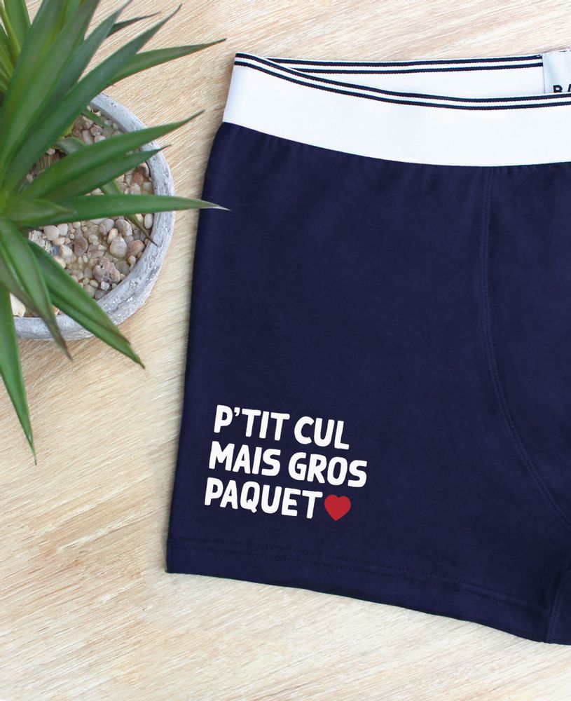 Prêt-à-porter - Boxer P'tit cul mais gros paquet - MONSIEUR TSHIRT